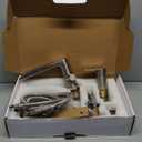 TapLong Waterfall Roman Tub Faucet with Hand Shower, Widespread Deck Mount Bathtub Faucet with Sprayer, Single-Handle 3-Holes Bathtub Shower Faucet Set in Brushed Nickel, 03119BN