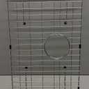 Stainless Steel Sink Grid and Protectors for Bottom of Kitchen Sink, 26" X 14 1/16" Sink Bottom Grid with Rear Drain for Single Sink Bowl (26" X 14 1/16")