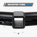 Trailer Hitch for Toyota RAV4 2006-2018, 2-Inch Receiver,Square Tube Frame, Black Class 3 Towing Hitch Kit Bike Rack