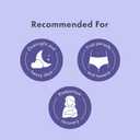 Rael Disposable Underwear for Women, Organic Cotton Cover - Postpartum Essentials, Leak Locker, Unscented, Maximum Coverage (Size S-M, 20 Count)