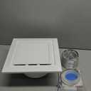 12" Ultra Quiet Bathroom Fan w/LED Light, 1.0 Sone 141CFM 10x10 Mount