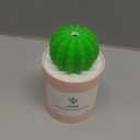 Mini Humidifier, 280ml USB Cool Mist Portable Cactus Air humidifier, Ultra-Quiet Operation for Bedroom Home Office Yoga Car Travel(Pink)