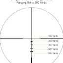 Compact Rifle Scope 4x32, for Crossbow Scope, with BDC Reticle, Ideal for Medium to Long-Range Hunting up to 500 Yards