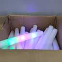 200 PCS LED Foam Glow Sticks Bulk, Glow in the Dark Party Supplies with 3 Modes Colorful Flashing, Neon Party Favors for Birthday, Wedding, Carnival, Concert, New Year