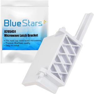 BlueStars Upgraded 8205451 Microwave Latch Bracket - Compatible with Whirlpool & KitchenAid Microwaves - Replaces WP8205451 W10298900 PS11745265 AP3776470 AH972837