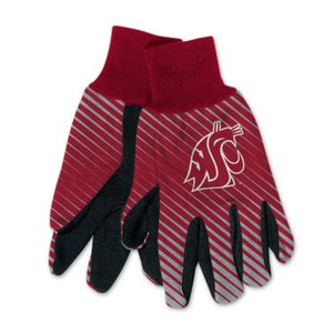 Washington State Cougars Adult Two Tone Gloves