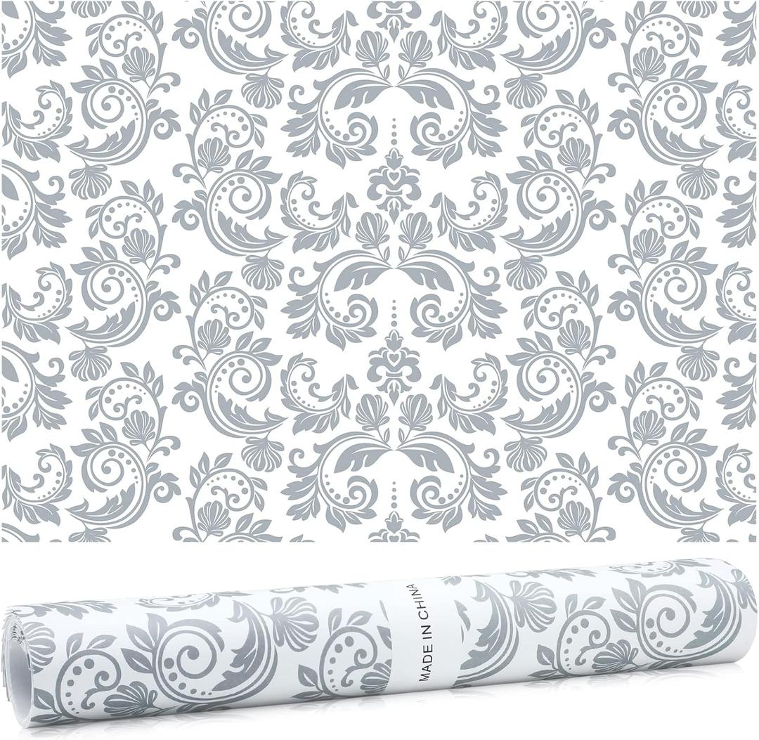 Gersoniel 10 Sheets Drawer Liners for Dresser Scented Drawer Liners Non Adhesive Scented Paper for Fragrant Home Shelf Closet(Lavender,Chic Pattern)