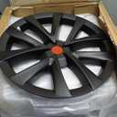Tesla Model 3 Wheel Cover,Hubcaps 18 inch,Matte Black ABS Symmetry Design Compatible with Tesla Model 3 2017-2023 18“ Aero Wheel