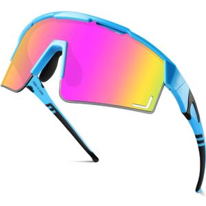 BangLong Baseball Glasses Sports Sunglasses, UV400 Protection, Men Women Youth Cycling Running Fishing Sunglasses
