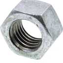 Prime-Line 9073698 Finished Hex Nuts, 5/8 In.-11, A563 Grade A Hot Dip Galvanized Steel (50 Pack), Zinc