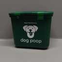 Small Hanging Wastebasket for Dog Poop in Green for Smaller Dogs (< 25 lbs.)
