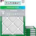Filterbuy 18x20x1 Air Filter MERV 8 Dust & Allergy Defense (5-Pack)
