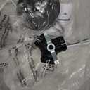 16" Semi Flush Mount Ceiling Light Fixture, 3-Light Gold Flush Mount Ceiling Light with Double Drum Linen Shades for Entryway Dining Room Bedroom Kitchen Hallway Living Room, E26 Socket (Black)