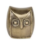 HD Designs Aluminum Owl - Gold, 4.5 in 