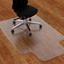 Amyracel Office Chair Mat for Hardwood Floor, 30 x 48 Clear Desk Chair Mat for Hard Floors, Easy Glide Floor Protector Mat for Office Chairs