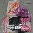 Pink Mouse 2nd Birthday Party Supplies, Oh Twodles Girl Second Party Decorations Includes Happy Birthday Banner, Hanging Swirls, Tablecloth, Cake Cupcake Toppers, Bow Foil Balloon, Latex Balloons