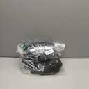 Quilted Sweatshirts for Men Quarter Button Pullover Sweater Casual Mock Neck Thermal Fleece Pullover Sweatshirt (Large, Black)