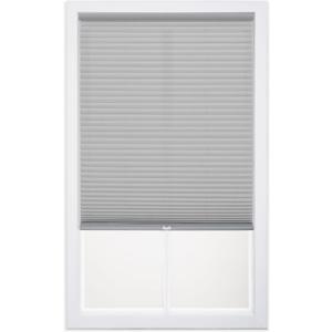 DEZ FURNISHINGS Cordless 1" Light Filtering Cellular Shade, 31"W x 48"H, Gray Cloud