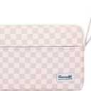 Canvaslife Laptop Sleeve Case Cover with Pocket for MacBook Pro 14 inch and 14 inch-14.4 inch HP, Lenovo, Dell, ASUS, Acer Notebook Computer (Neutral Checker)
