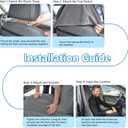 Car Seat Covers Universal Car Protective Front Seat Covers Washable Non-Slip Seat Protectors for Gym Workouts,Waterproof and Sweatproof Towel Seat Covers for Cars,Trucks, Jeeps (2 Pack Grey)