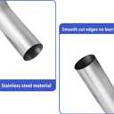 3 Inch Exhaust Pipe,90 Degree Exhaust Mandrel Bend Exhaust System,Universal 3 Inch Stainless Steel Exhaust Pipe (3"OD 90 2PCS)