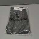 Women's High Waisted Moisture - Wicking Yoga Leggings with Pockets, Reflective Stripes & Shirt Loop for Active Lifestyle (Gray, M)