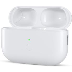 Wireless Air Pod Charging Case Replacement Compatible with Air Pod Pro 1st and 2nd Generation Charging Cases, Built-in 660 mAh Battery with Bluetooth Pairing Sync Button, No Earbuds