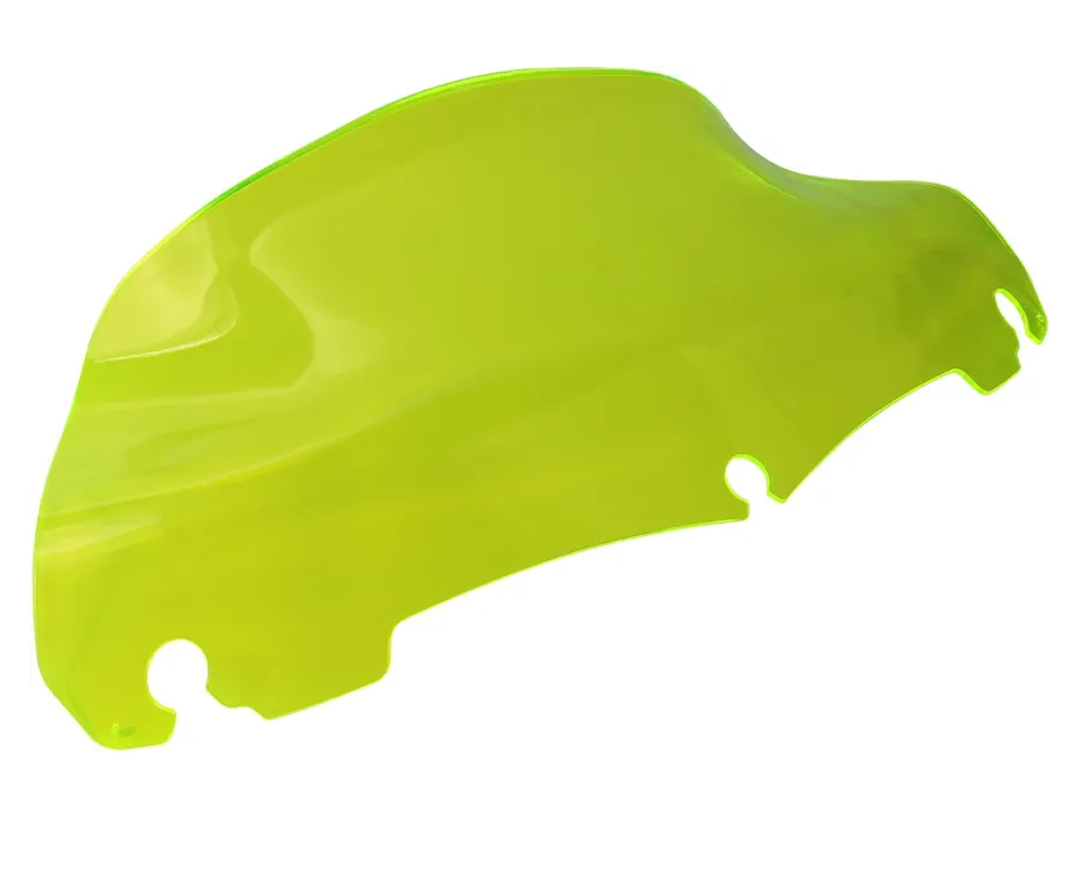 9 IN Wave Windshield Windscreen for Harley Electra Touring Street FLHT FLHTC FLHX Tri Glide Electra Glide Street Ultra Limited 2014 - 2022 Green Motorcycle Front Wind Shield