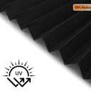 6-Pack Self Adhesive Paper Blinds| 36"x72" Blackout Window Shades, Peel & Stick No Tools Installation - Ideal for Offices & Kitchens (Black)