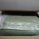 Lightweight Comforter Cooling Sage Green, All Season Duvet Insert Breathable Queen Size Summer Bedding, Soft Microfiber Cool Down Alternative Quilt with Corner Tabs, 88x88 inch