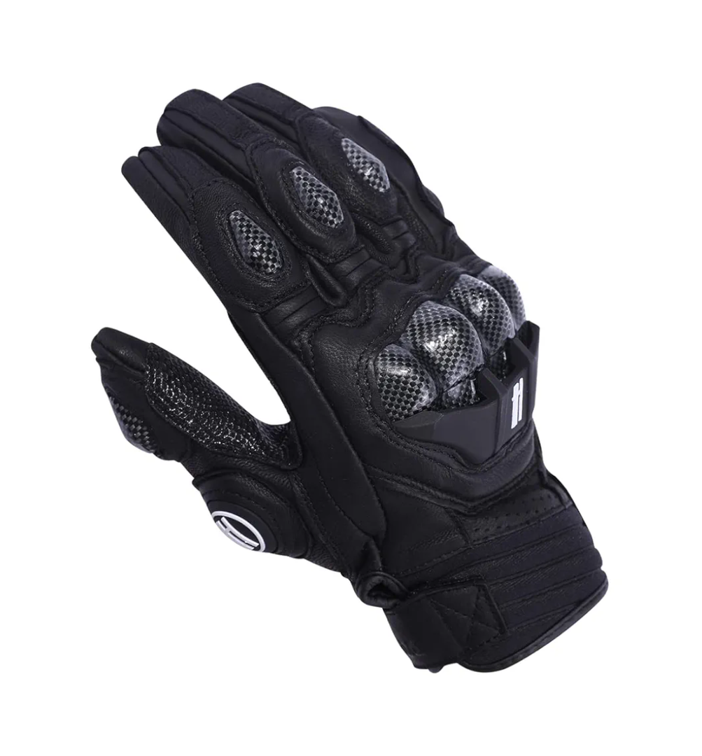Harssidanzar Breathable Leather Motorcycle Gloves Touchscreen for Men Women KM046 XXL