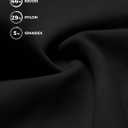 Willit Women's Yoga Dress Pants Skinny Work Slacks Leggings High Waisted Stretch Office Business Casual Pants 27"/28" (Black, M)