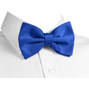 trilece Bow Ties for Men - Men's Solid Pretied Bowties for Formal Wear - Adjustable Bow Tie - Bow ties for Woman (Royal Blue)