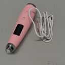 Blackhead Remover Pore Vacuum - Blackhead Remover for Face with 5 Attachments & 3 Suction Levels - Blackhead Vacuum removers for Women & Men (Matte Pink)