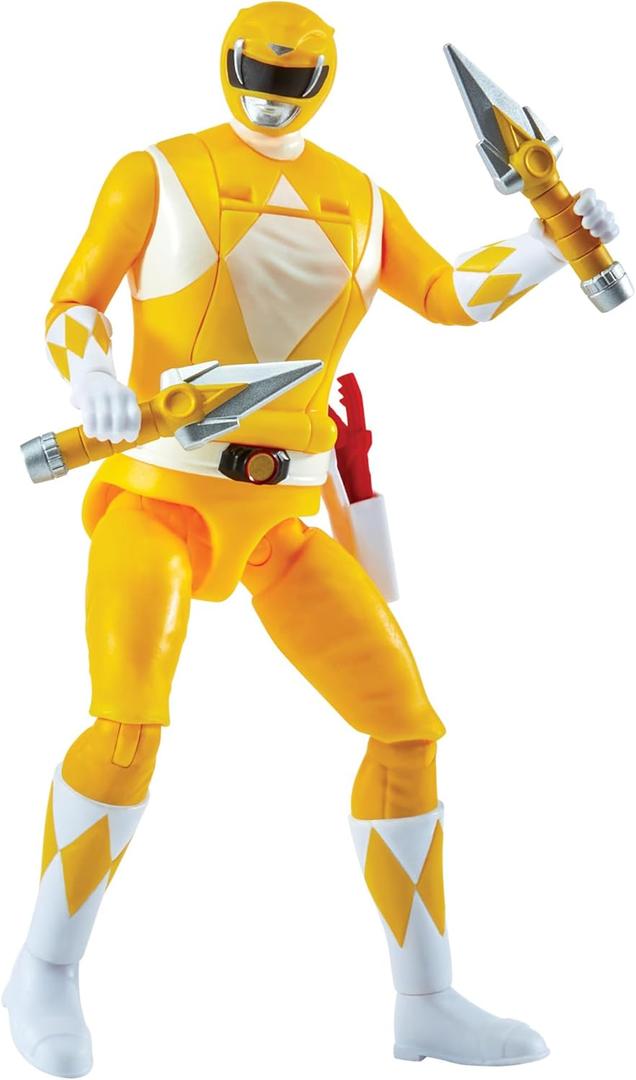 Mighty Morphin Power Rangers: Re-Ignition - Auto-Morphin Yellow Ranger Action Figure by Playmates Toys