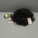 Mullet Wigs for men 80s Rock Wig Halloween Costume Fancy Party Accessories Wig (Sunglasses+Comb) (Black)