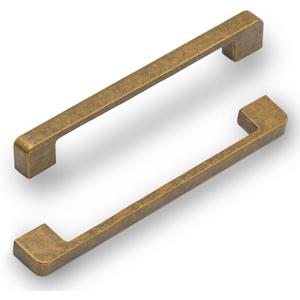 2328 10 Pack 8.8 Inch(224mm) Kitchen Cabinet Handles Antique Brass Cabinet Pulls Kitchen Cabinet Hardware Drawer Pulls for Cupboard Wardrobe