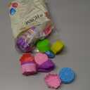 R HORSE Mini Silicone Cupcake Liners Molds - 60Pcs 2 Inch Muti-color Floral Shaped Baking Cups, Non-Stick Cupcake Holders Wrappers Reusable Muffin Cups Liners for Oven Pan Microwave Dishwasher