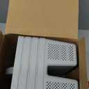 4 Pack Portable Shower Caddy, Integrated Handle, Reinforced Plastic, Organizer Storage Bathroom Supplies and Beauty Products, Cleaning Supplies, Shower Basket for Home, Dorm, Shelf and Cabinet (Grey)