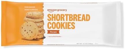 Amazon Grocery, Pecan Shortbread Cookies, 11.3 Oz (Previously Happy Belly, Packaging May Vary) Pack of 3 (Best By Oct. 9, 2025)