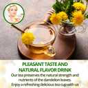 VIDA FARM 125 Dandelion Tea Bags - 100% Natural Dandelion Leaf & Root, Sugar Free, Caffeine Free, Non-GMO - Premium Dandelion Root Herbal Tea, Smooth Taste (EXP 03/14/27)
