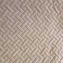 Beige Bed Set, 2 Pillowcases 38-24in. Cover 10-10ft