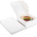20Pack 8x8x5 Cake Boxes with Window(20 boxes), White Bread Boxes for Cookies, Cakes, and Baked Goods, Gift Giving Cake For Halloween,Thanksgiving, Christmas