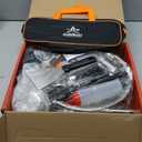 Griddle Accessories BBQ Grill Set - 20pcs Stainless Steel Barbecue Tools Kit for Blackstone with Griddle Spatula Basting Cover Grill Mats Carry Bag for Camping,Flat Top Camp Chef Utensil