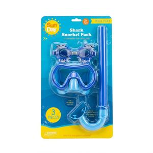 Sun Day Shark Snorkel Pack For Kids