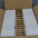 2 Pack 2 Liter 68 oz Glass Pitcher with Lid and Handle, Gold Glass Carafe for Fridge, Water Pitcher for Hot/Cold Water, Large Jug for Iced Tea, Coffee, Juice and Homemade Beverage