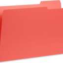 Blue Summit Supplies 30 Gem Tone Plastic File Folders, 1/3 Cut Tab, Letter Size, Assorted Colors, Great for Organizing and Easy File Storage, 30 Pack