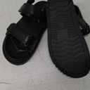 Madden Girl Amore Footbed Sandals Black, Size 1