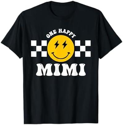 One Happy Dude 1st Birthday One Cool Mimi Family Matching T-Shirt Large