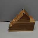 20 Slot Knife Block Storage without Knives,Acacia Wood Universal Knife Holder for Kitchen Countertop,Large Butcher Block Organizer,Easy Kitchen Knife Storage (Brown)